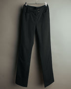 “GUCCI” 90’s-00’s Velcro waist straight pants