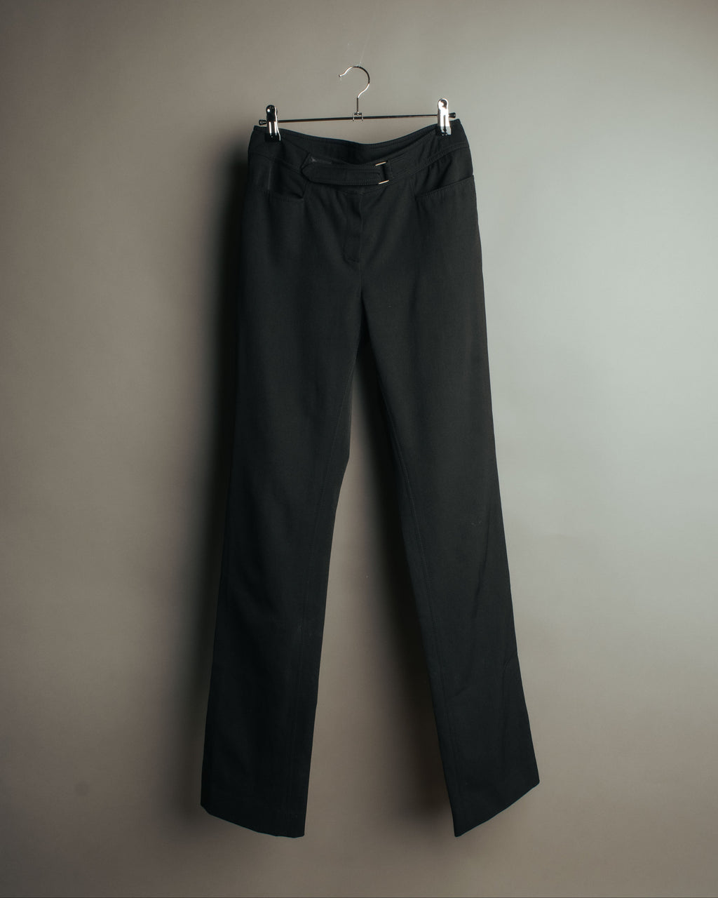 “GUCCI” 90’s-00’s Velcro waist straight pants