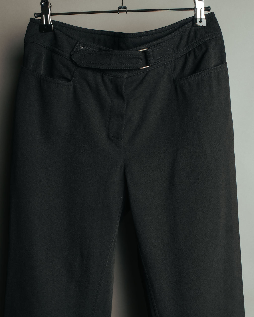 “GUCCI” 90’s-00’s Velcro waist straight pants