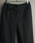 “GUCCI” 90’s-00’s Velcro waist straight pants