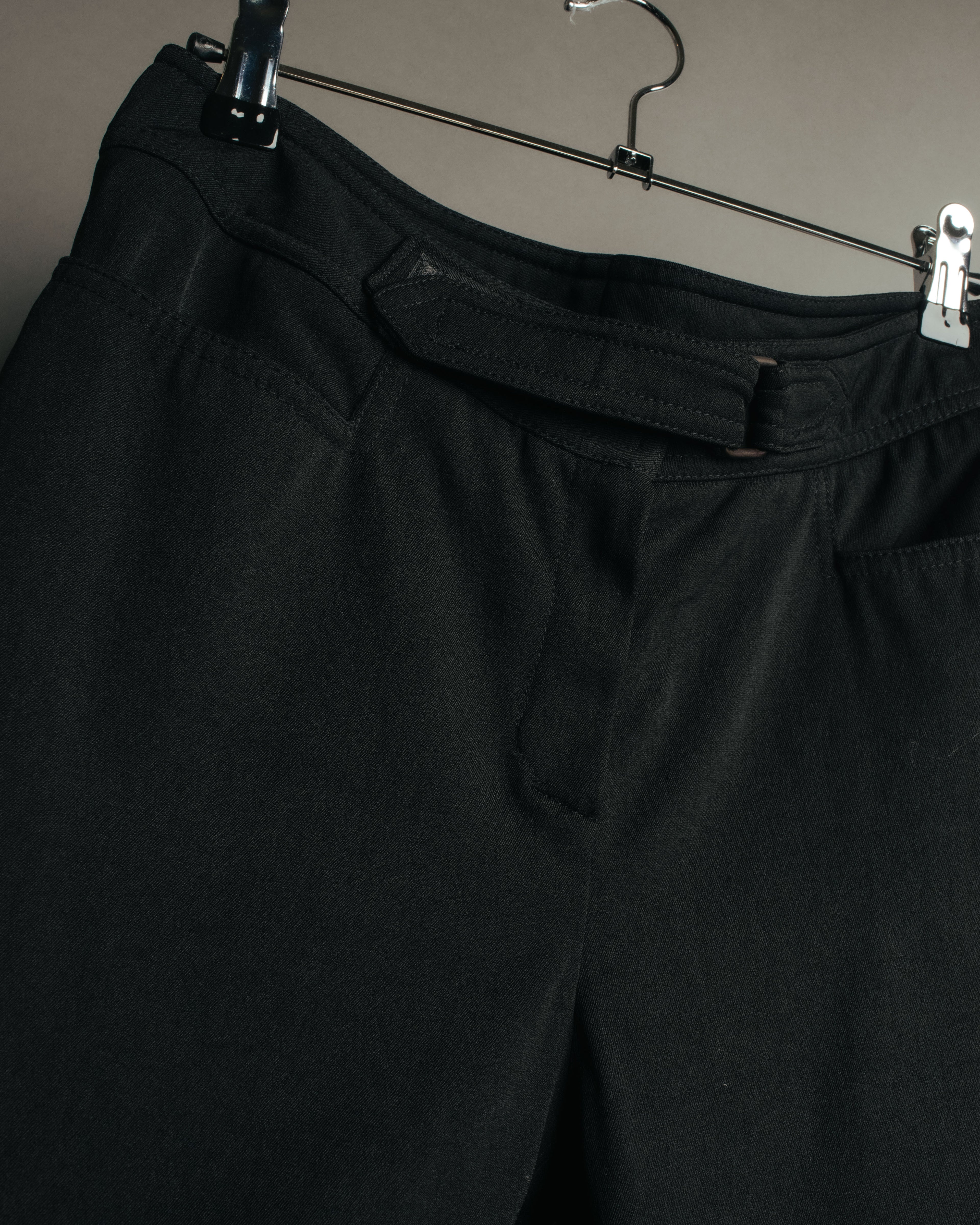 “GUCCI” 90’s-00’s Velcro waist straight pants