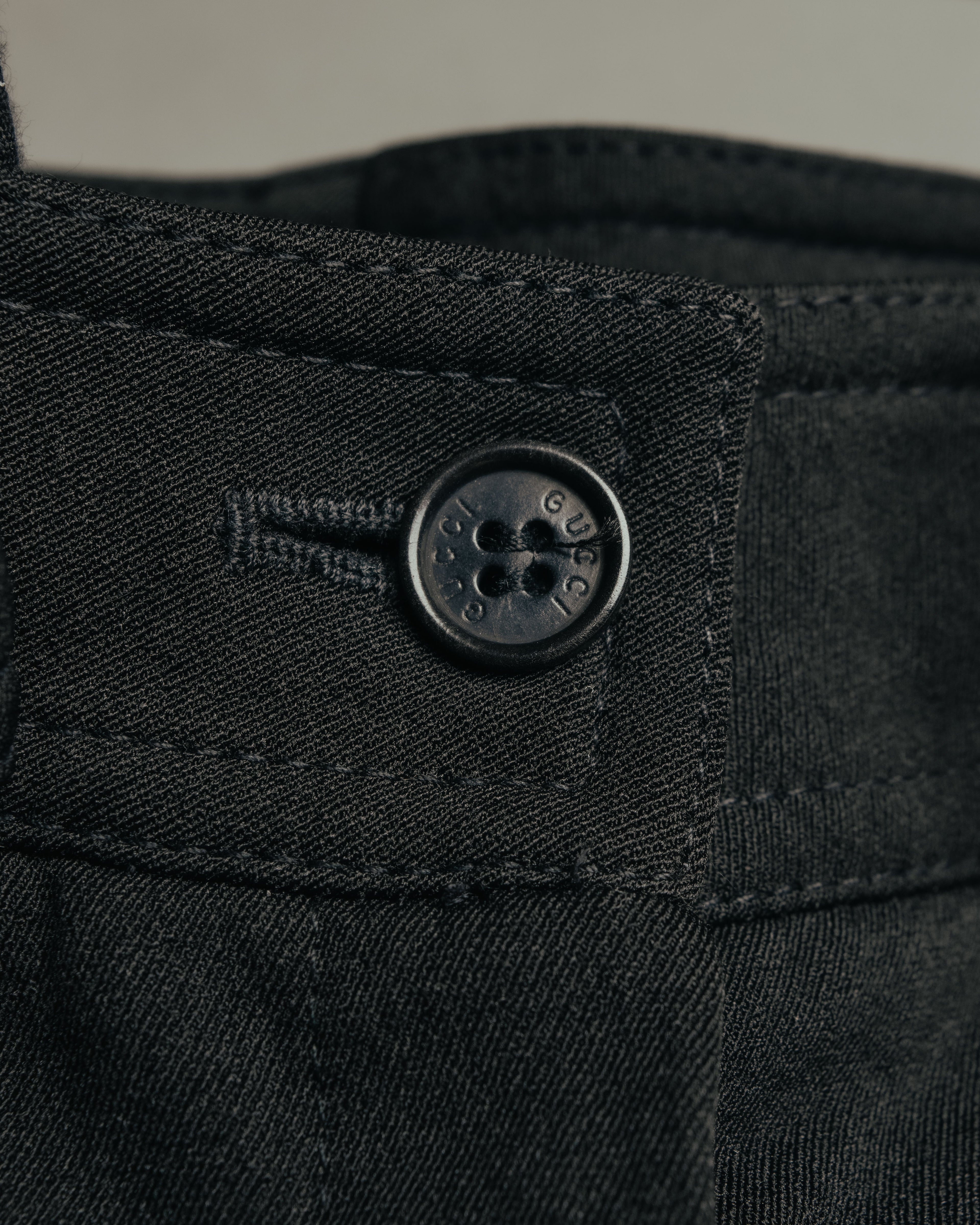 “GUCCI” 90’s-00’s Velcro waist straight pants