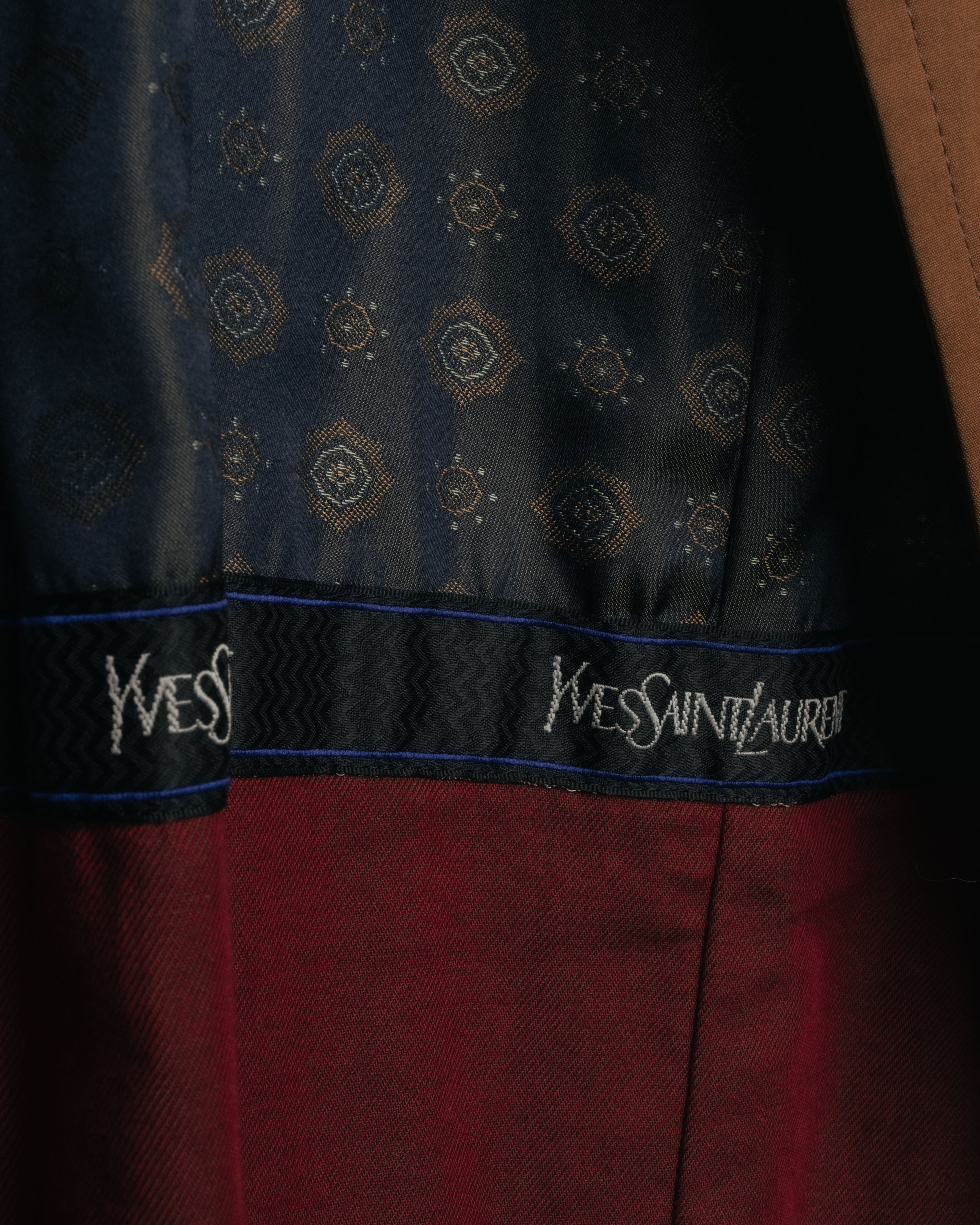 -SPECIAL- “Yves Saint Laurent” 90’s Japanese tailored trench coat