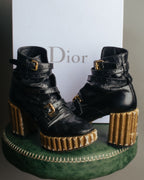 -SPECIAL- “Dior” 2021 Cruise Dior mission crinkled lambskin boots