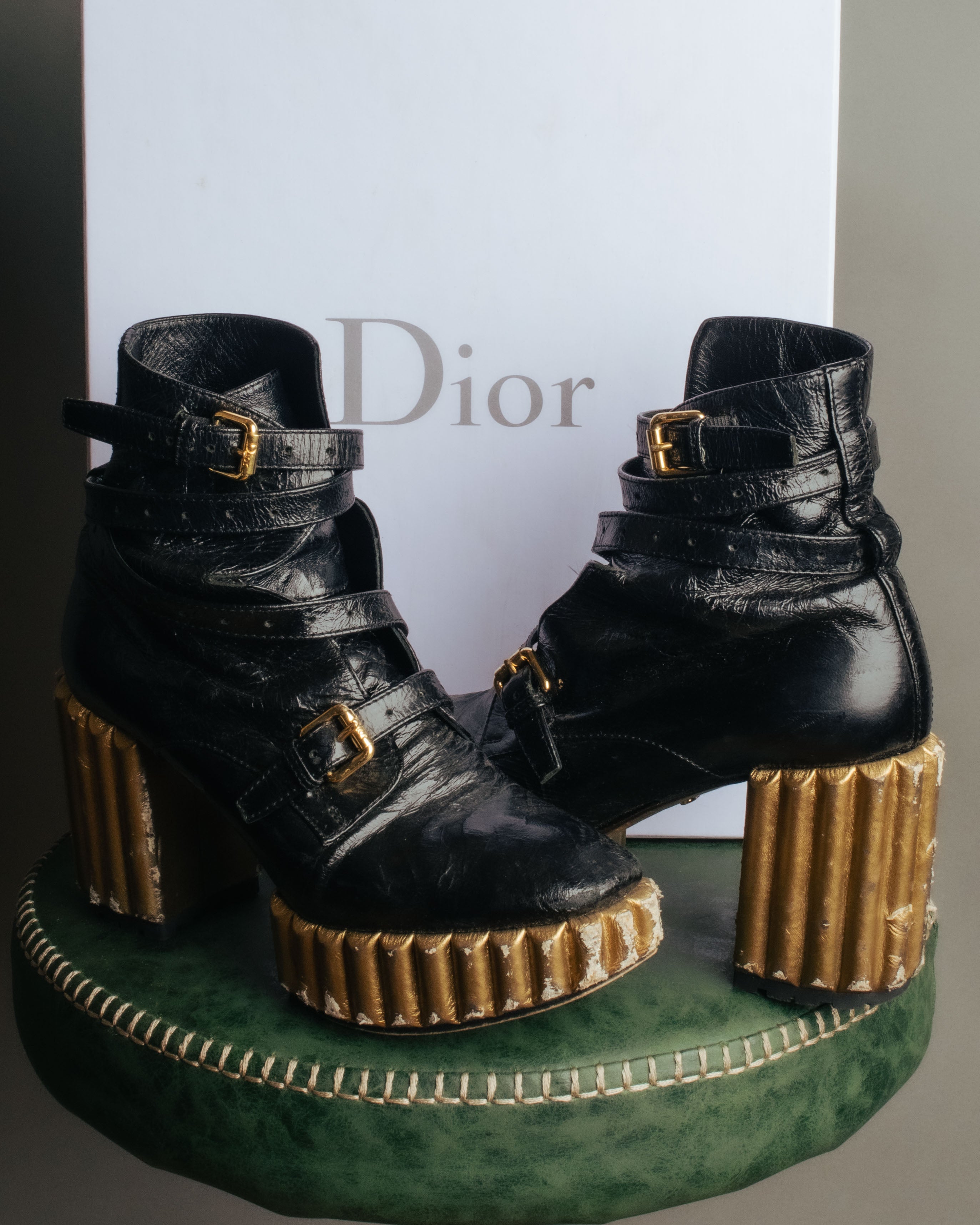 -SPECIAL- “Dior” 2021 Cruise Dior mission crinkled lambskin boots