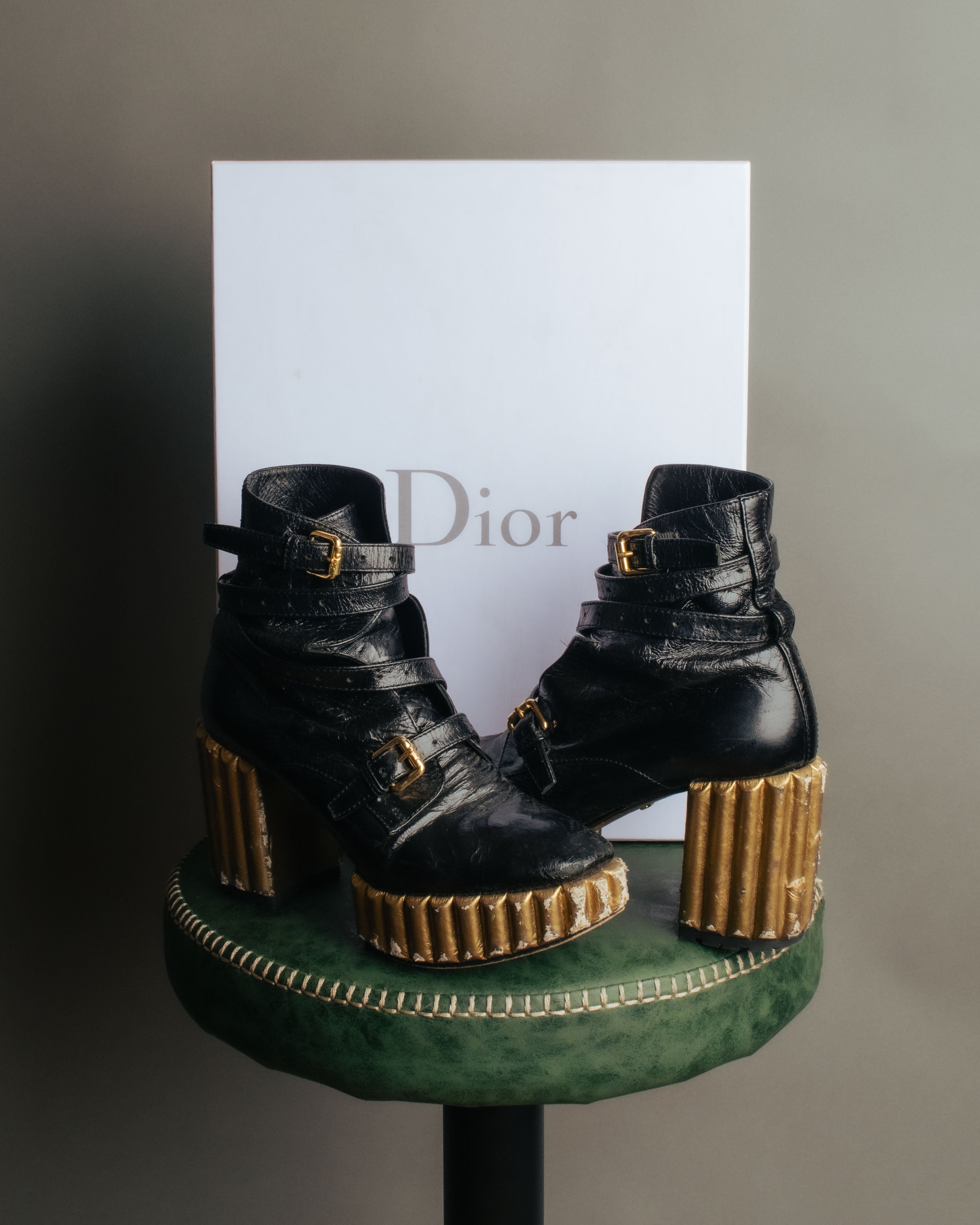 -SPECIAL- “Dior” 2021 Cruise Dior mission crinkled lambskin boots