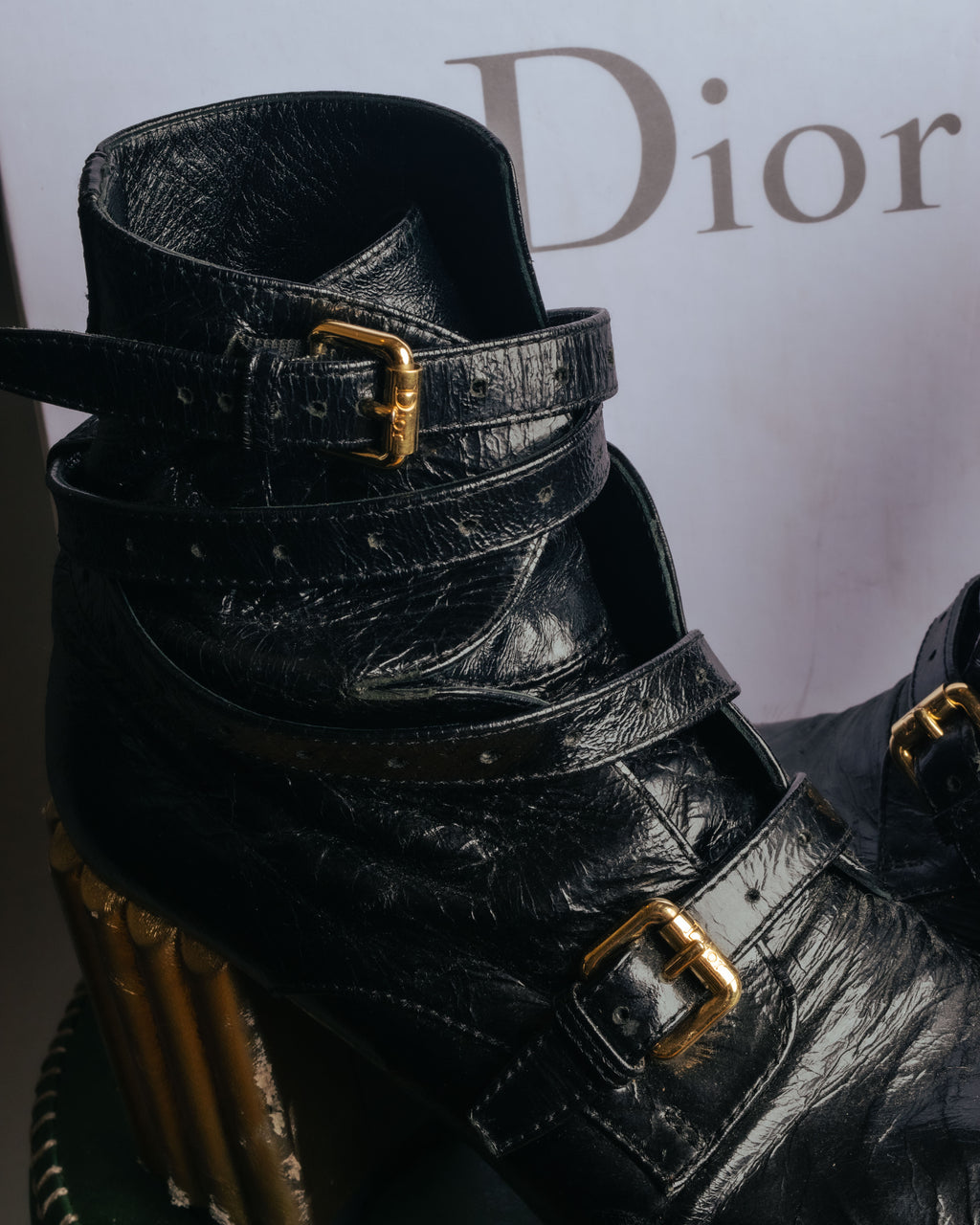 -SPECIAL- “Dior” 2021 Cruise Dior mission crinkled lambskin boots
