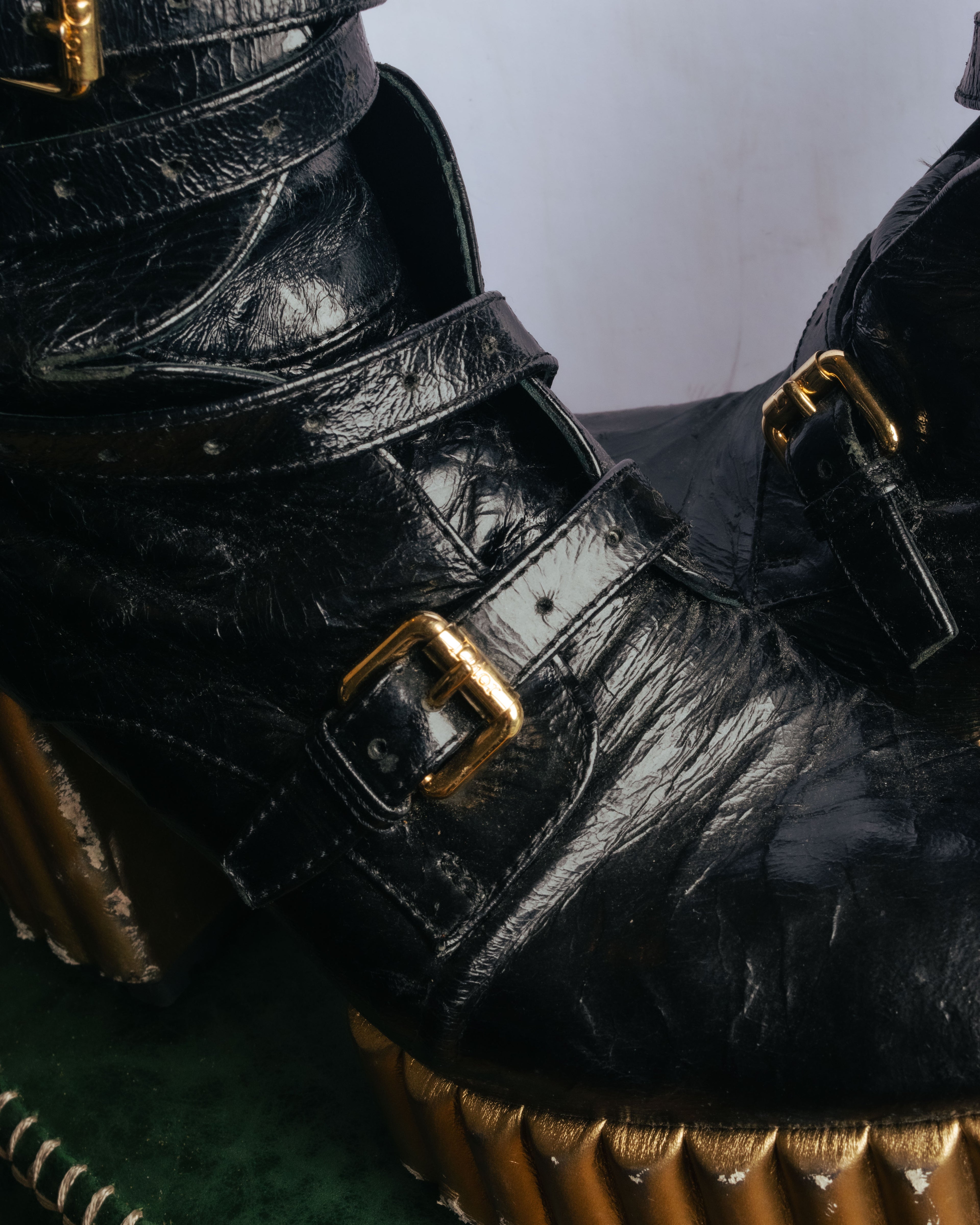 -SPECIAL- “Dior” 2021 Cruise Dior mission crinkled lambskin boots