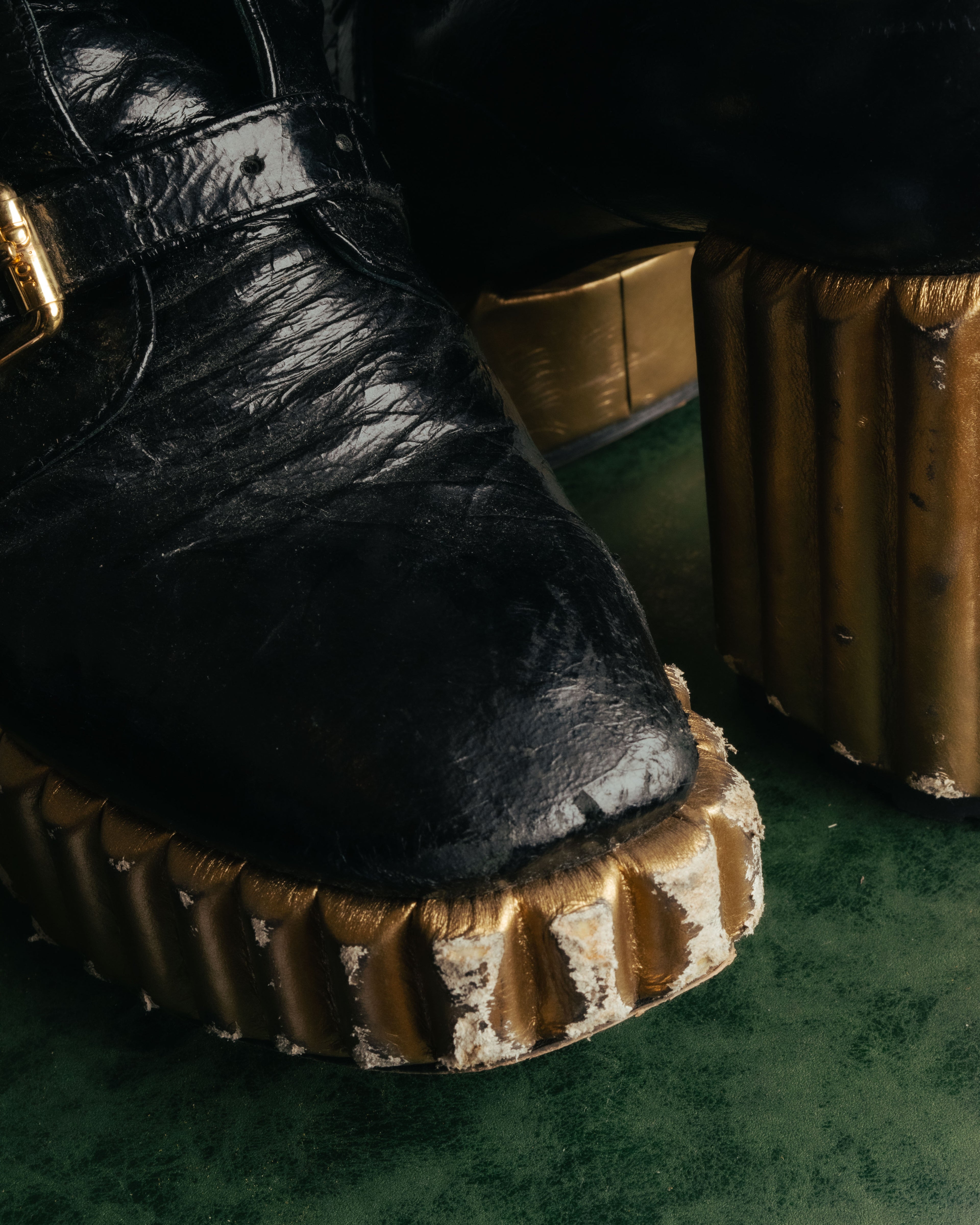 -SPECIAL- “Dior” 2021 Cruise Dior mission crinkled lambskin boots