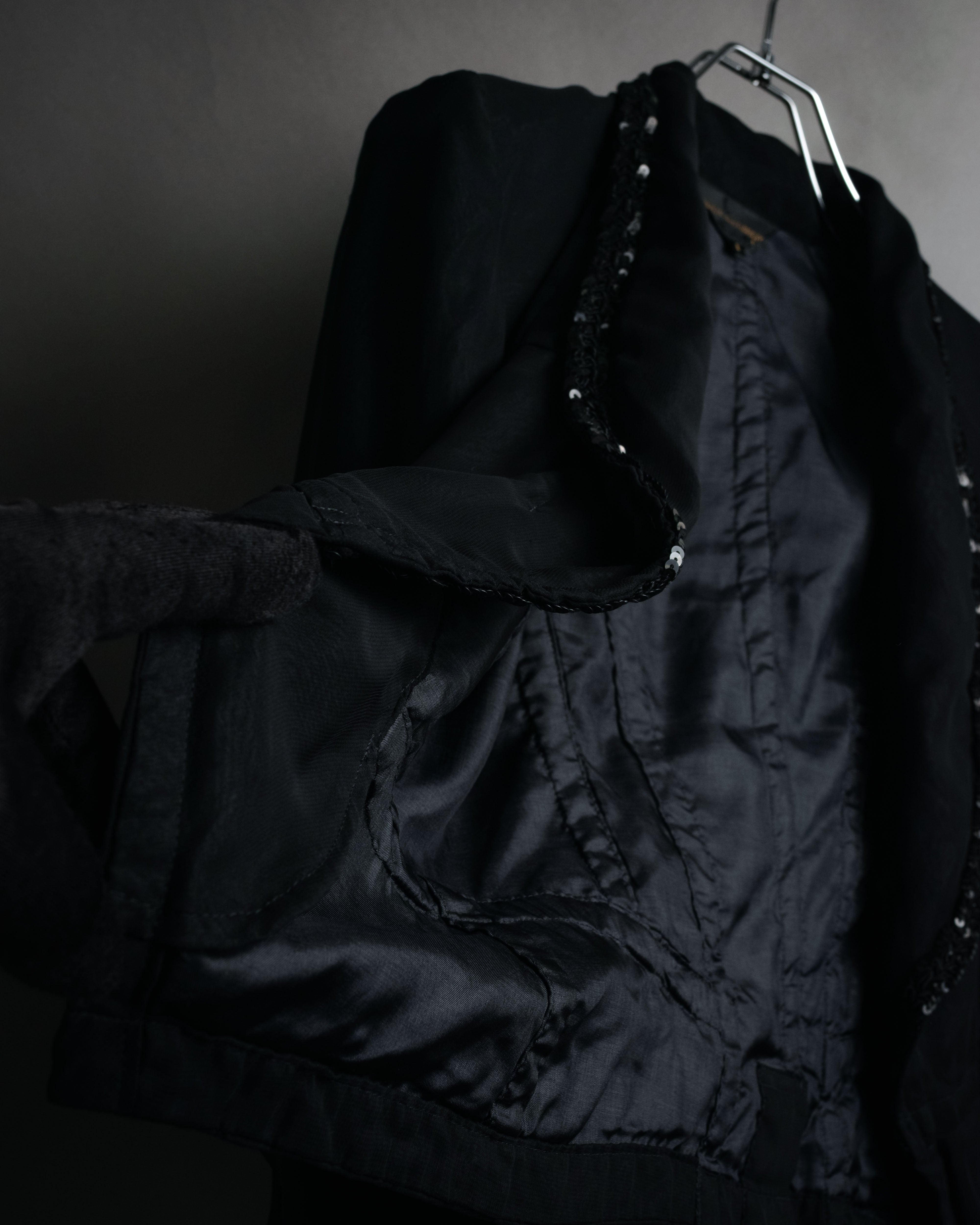 COMME des GARÇONS クロップドジャケット S 黒 COMME des GARCONS (コム デ ギャルソン) - クロップドジャケット