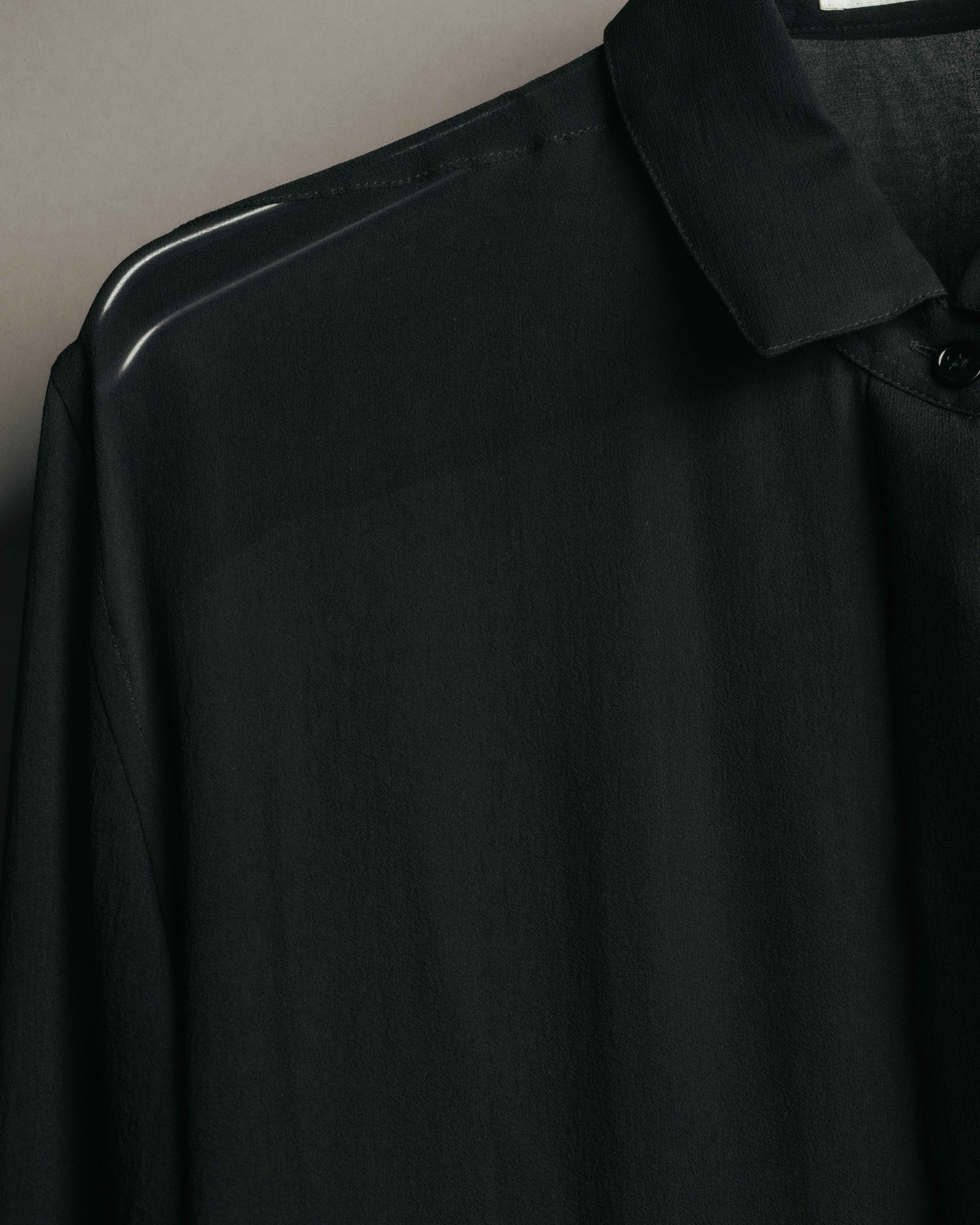 -SPECIAL- “SAINT LAURENT” 2013-2017 Sheer black dress shirt