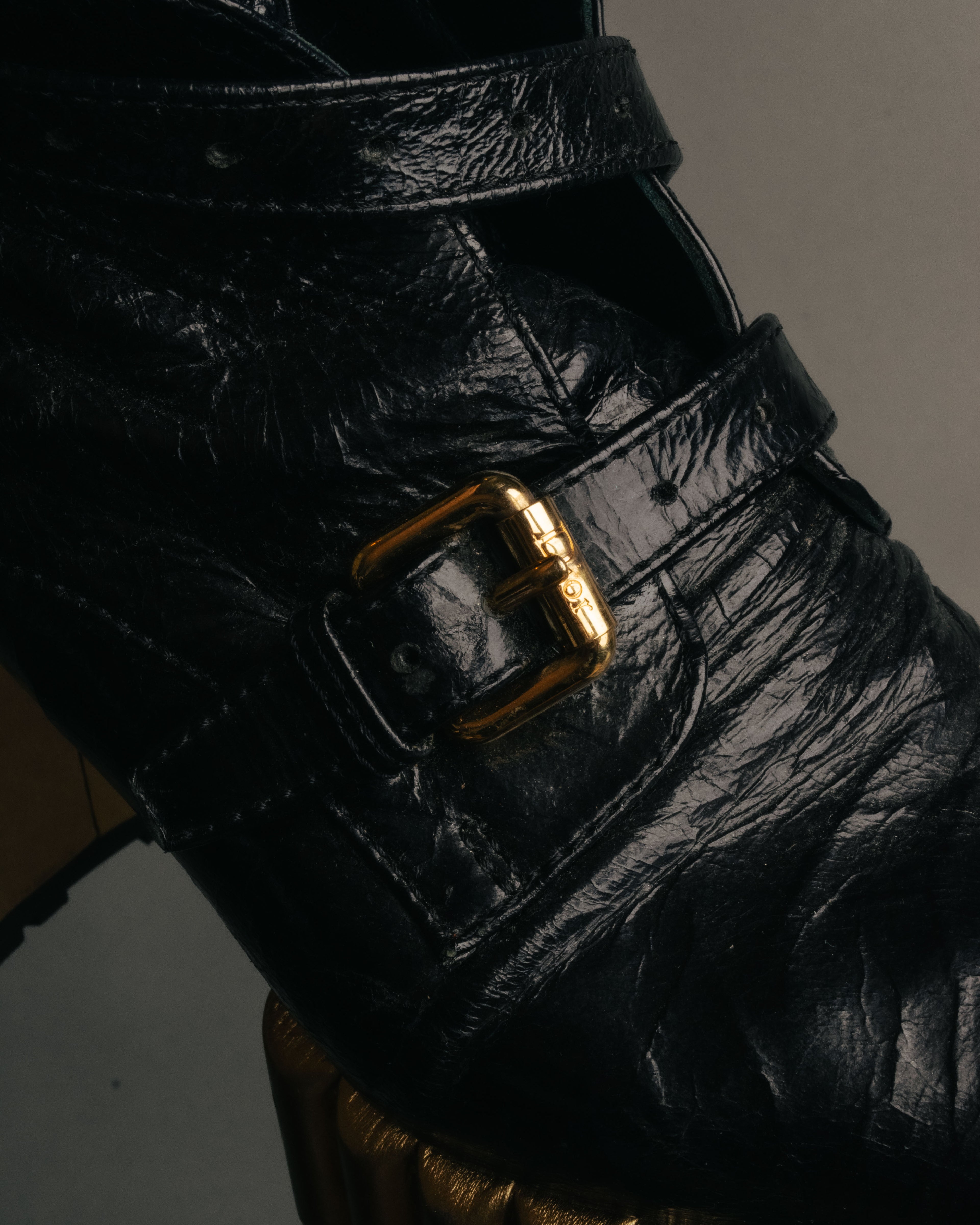 -SPECIAL- “Dior” 2021 Cruise Dior mission crinkled lambskin boots