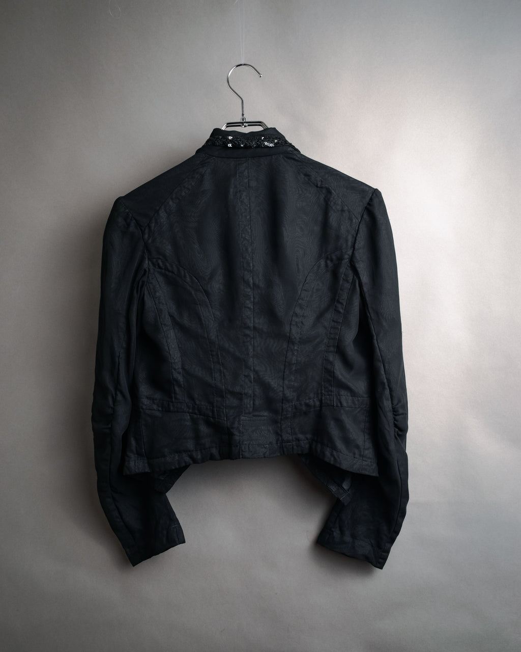 “COMME des GARÇONS” 2005 SS sequined cropped jacket
