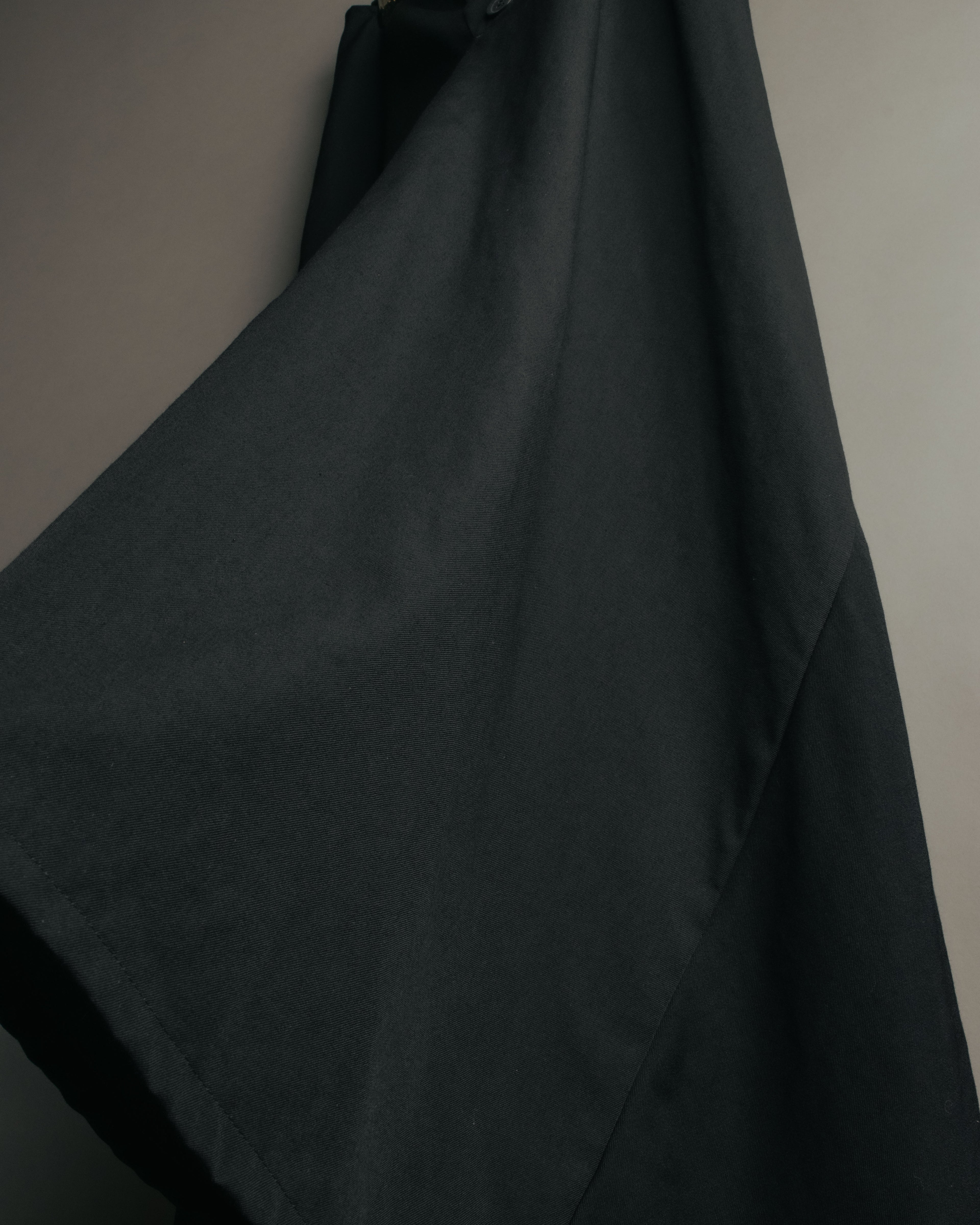 -SPECIAL- “Y’s” 2016 Asymmetric wool gabardine long skirt