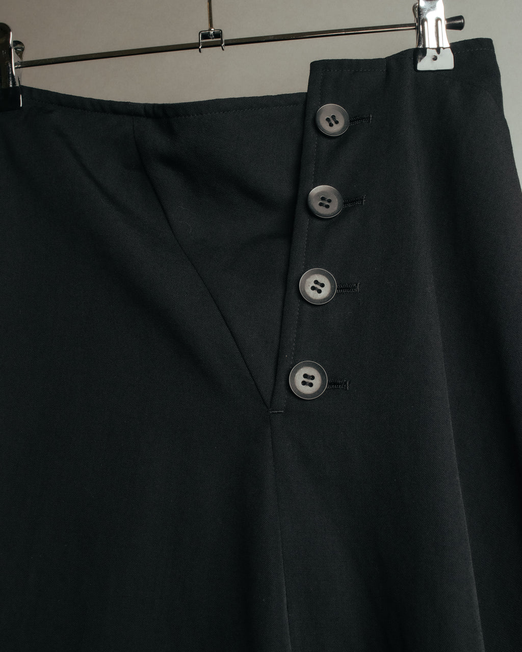 -SPECIAL- “Y’s” 2016 Asymmetric wool gabardine long skirt