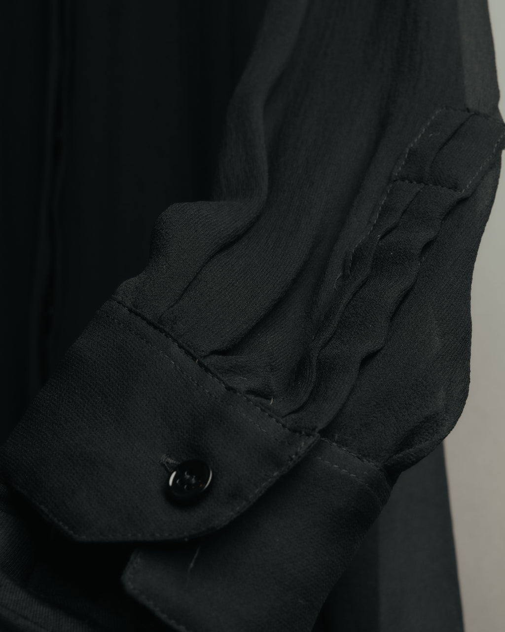 -SPECIAL- “SAINT LAURENT” 2013-2017 Sheer black dress shirt