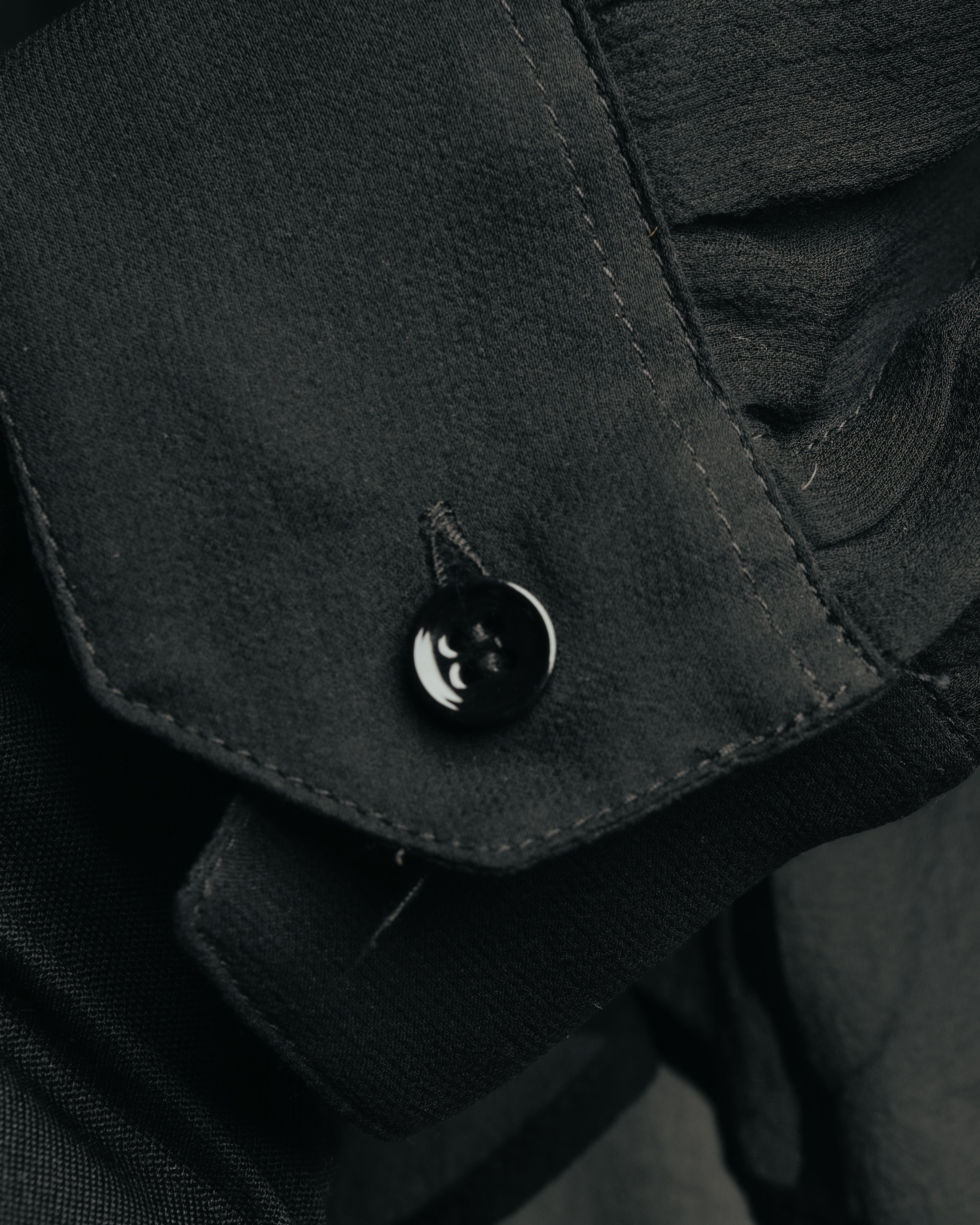 -SPECIAL- “SAINT LAURENT” 2013-2017 Sheer black dress shirt
