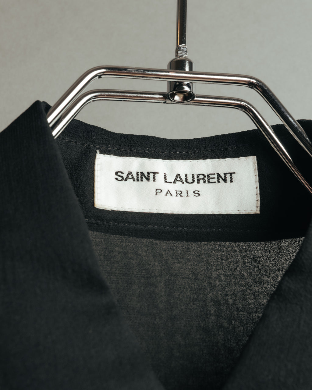 -SPECIAL- “SAINT LAURENT” 2013-2017 Sheer black dress shirt
