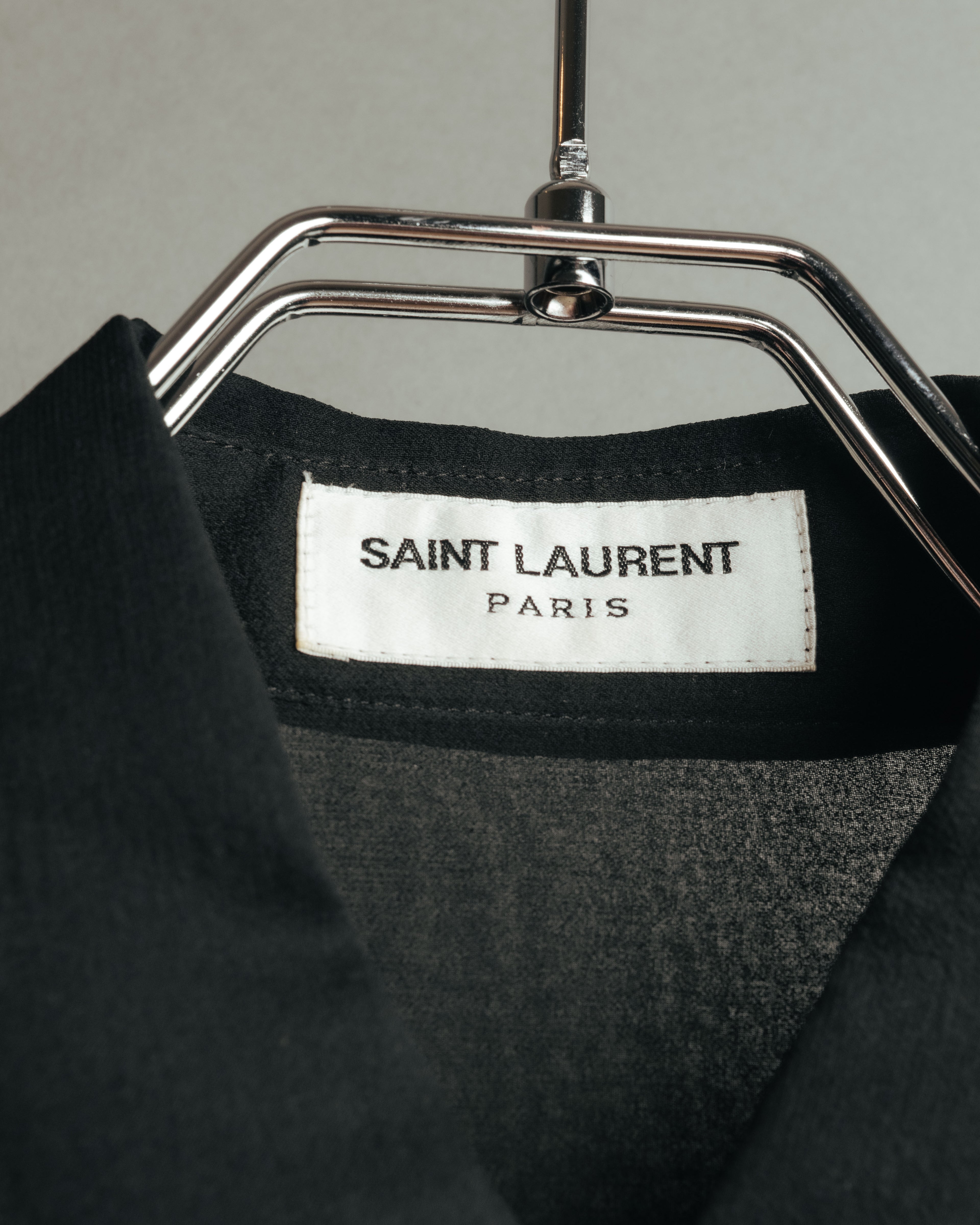 -SPECIAL- “SAINT LAURENT” 2013-2017 Sheer black dress shirt