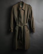 “Christian Dior” 80’s-90’s Iridescent belted trench coat