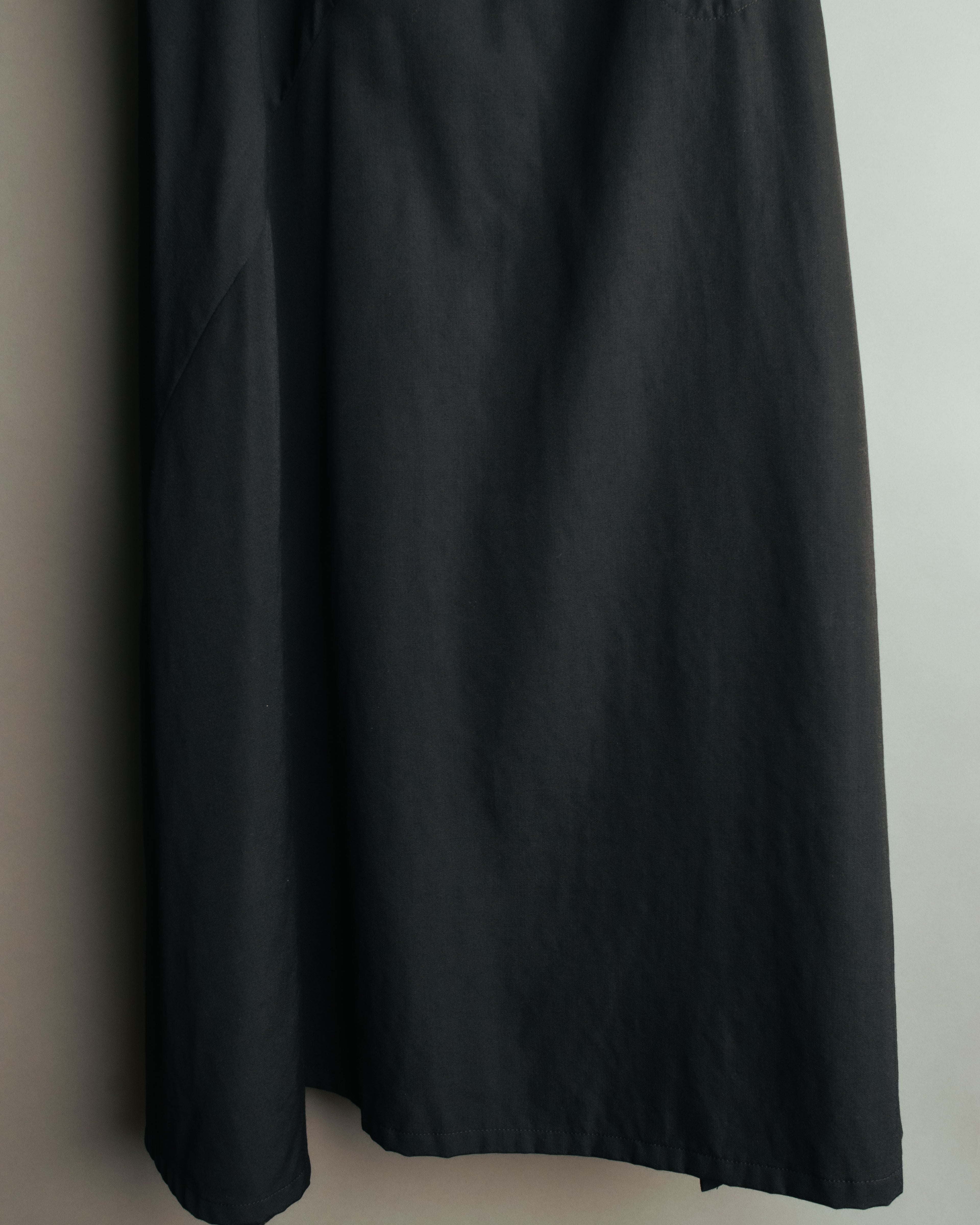 -SPECIAL- “Y’s” 2016 Asymmetric wool gabardine long skirt