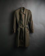 “Christian Dior” 80’s-90’s Iridescent belted trench coat