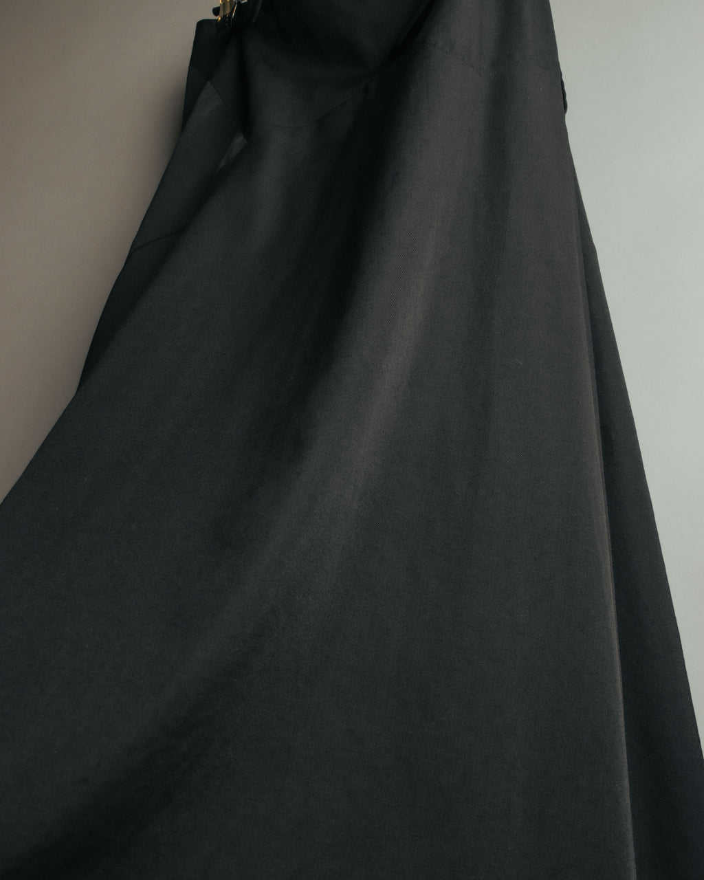 -SPECIAL- “Y’s” 2016 Asymmetric wool gabardine long skirt