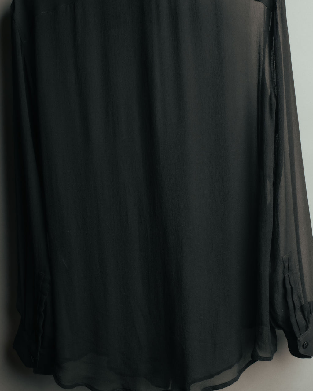 -SPECIAL- “SAINT LAURENT” 2013-2017 Sheer black dress shirt