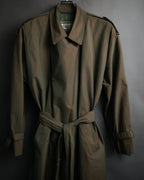 “Christian Dior” 80’s-90’s Iridescent belted trench coat