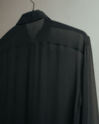 -SPECIAL- “SAINT LAURENT” 2013-2017 Sheer black dress shirt