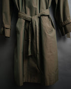 “Christian Dior” 80’s-90’s Iridescent belted trench coat