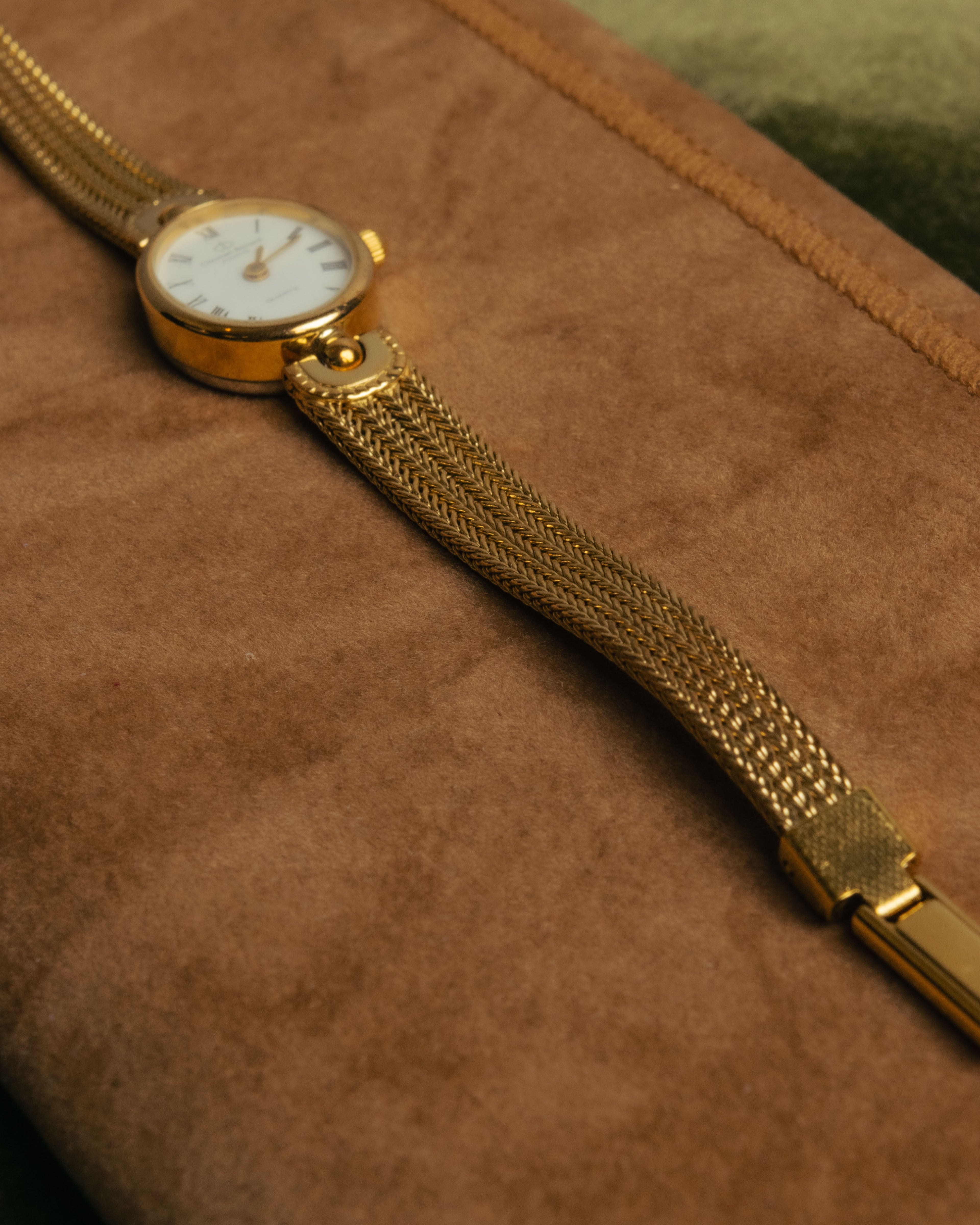 -SPECIAL- “Christian Bernard” 80’s-90’s Oval mesh bracelet watch