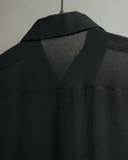 -SPECIAL- “SAINT LAURENT” 2013-2017 Sheer black dress shirt