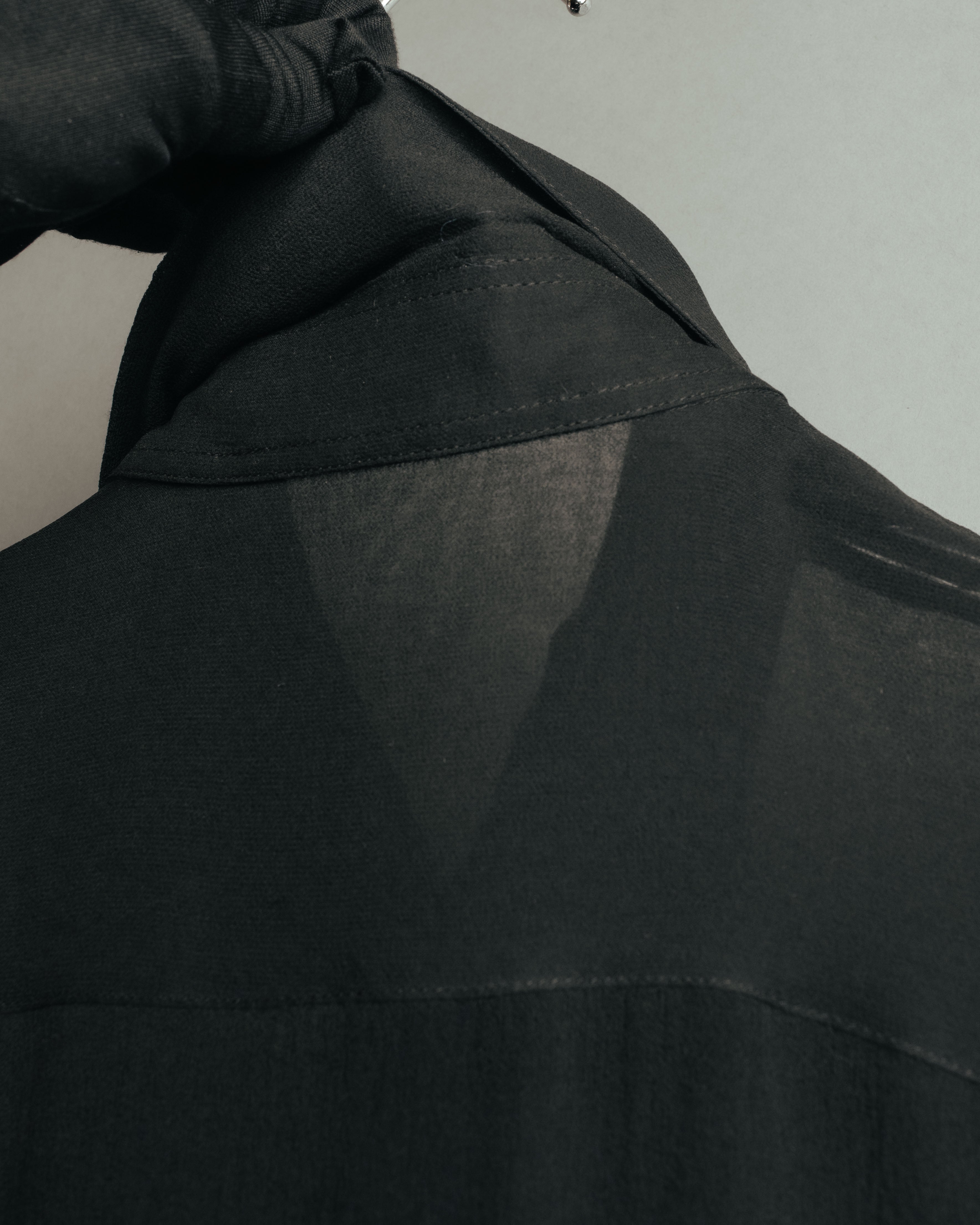 -SPECIAL- “SAINT LAURENT” 2013-2017 Sheer black dress shirt
