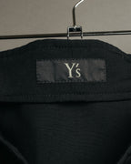 -SPECIAL- “Y’s” 2016 Asymmetric wool gabardine long skirt