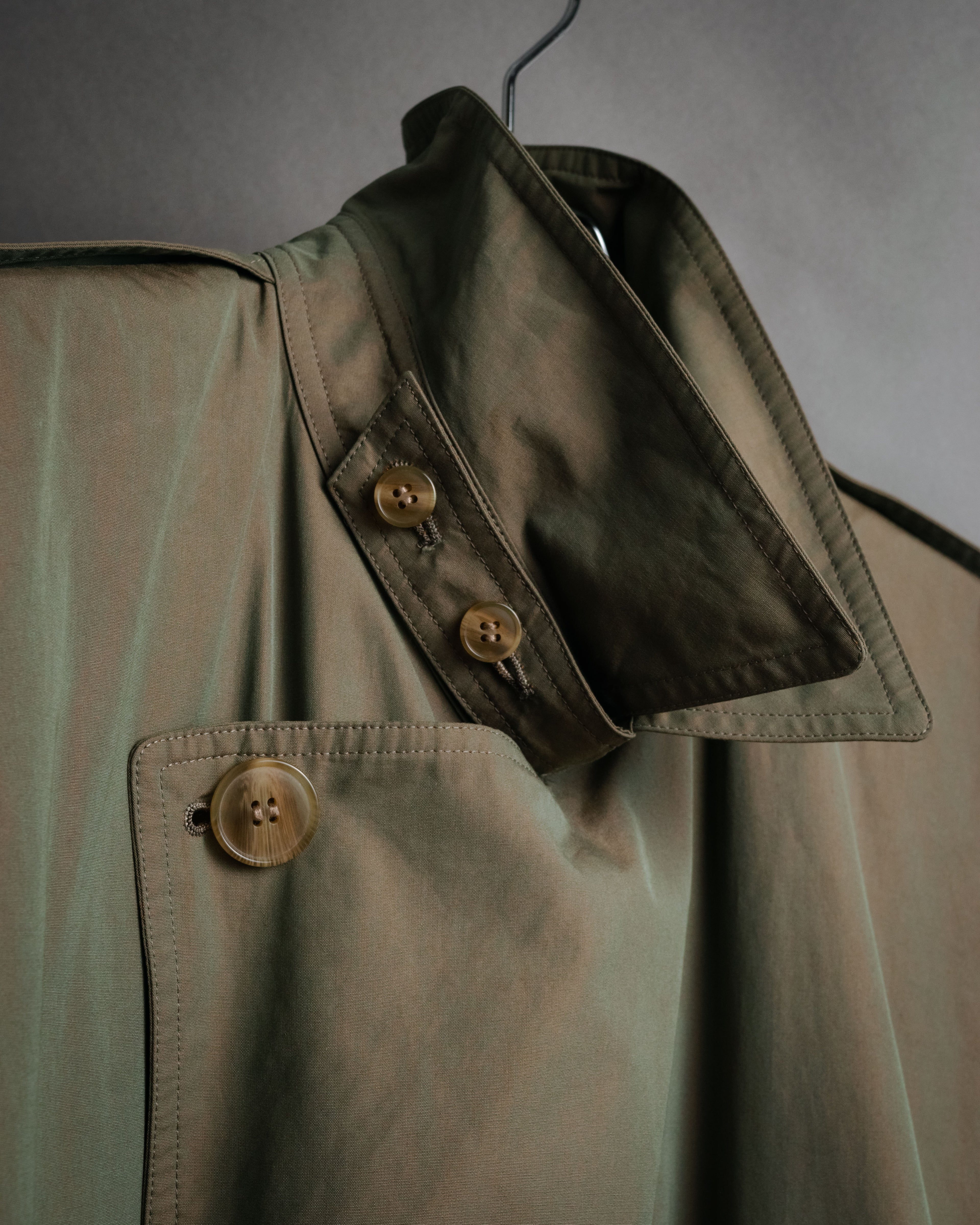 “Christian Dior” 80’s-90’s Iridescent belted trench coat
