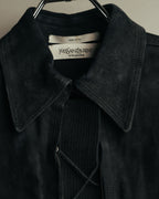 -SPECIAL- “Yves Saint Laurent rive gauche” 2001-2004 Suede lace-up safari dress