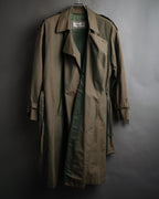 “Christian Dior” 80’s-90’s Iridescent belted trench coat