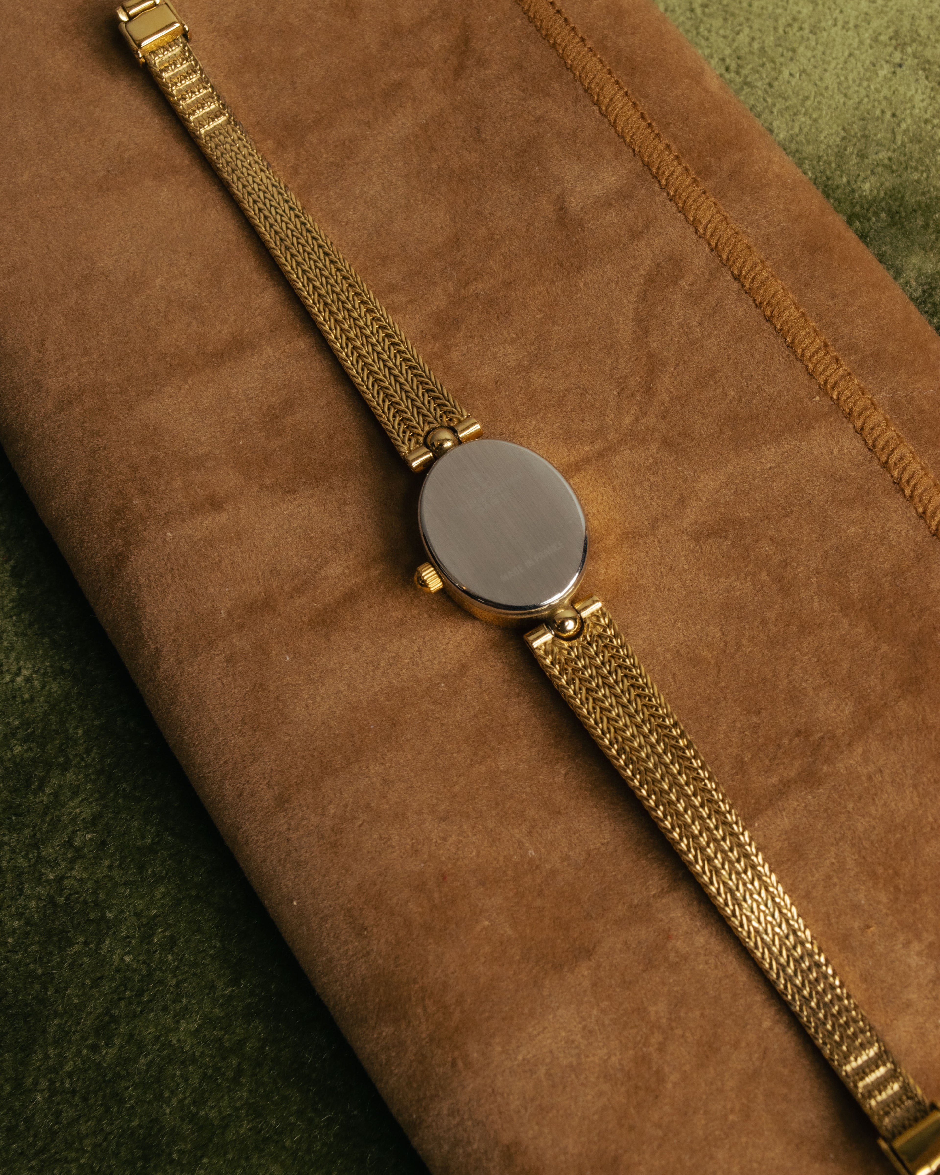 -SPECIAL- “Christian Bernard” 80’s-90’s Oval mesh bracelet watch