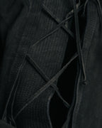 -SPECIAL- “Yves Saint Laurent rive gauche” 2001-2004 Suede lace-up safari dress
