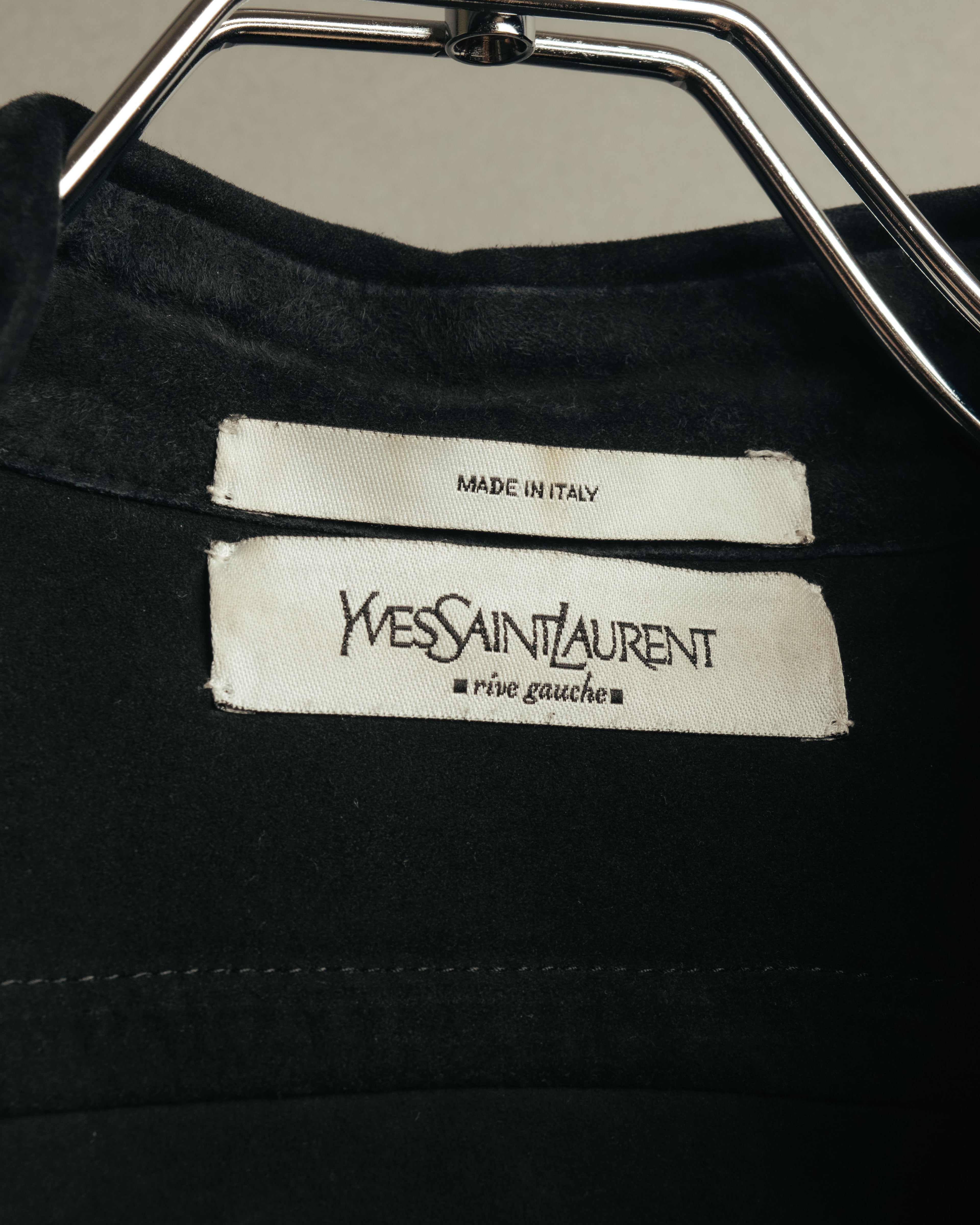 -SPECIAL- “Yves Saint Laurent rive gauche” 2001-2004 Suede lace-up safari dress