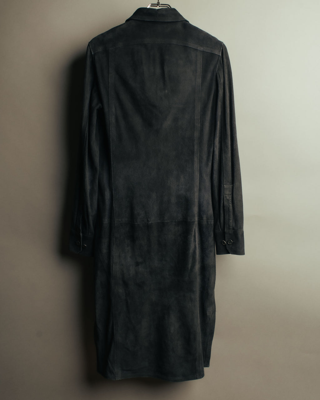 -SPECIAL- “Yves Saint Laurent rive gauche” 2001-2004 Suede lace-up safari dress