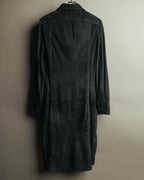 -SPECIAL- “Yves Saint Laurent rive gauche” 2001-2004 Suede lace-up safari dress