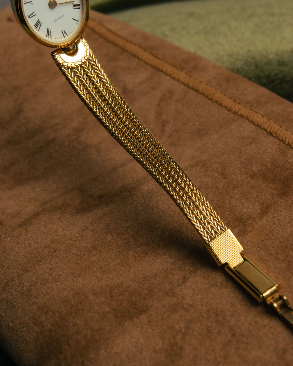 -SPECIAL- “Christian Bernard” 80’s-90’s Oval mesh bracelet watch
