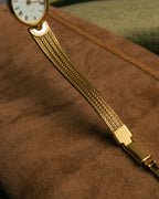 -SPECIAL- “Christian Bernard” 80’s-90’s Oval mesh bracelet watch