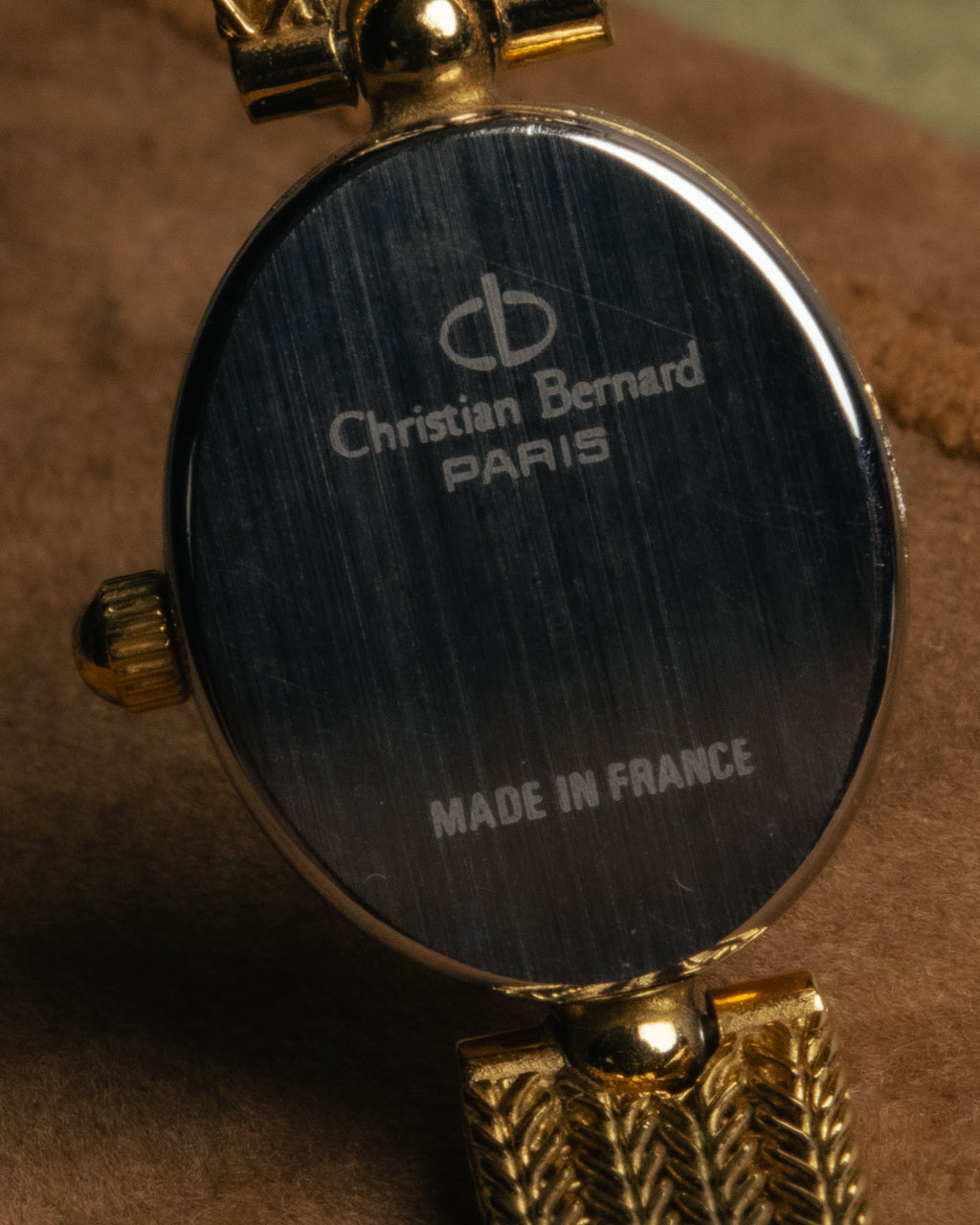 -SPECIAL- “Christian Bernard” 80’s-90’s Oval mesh bracelet watch