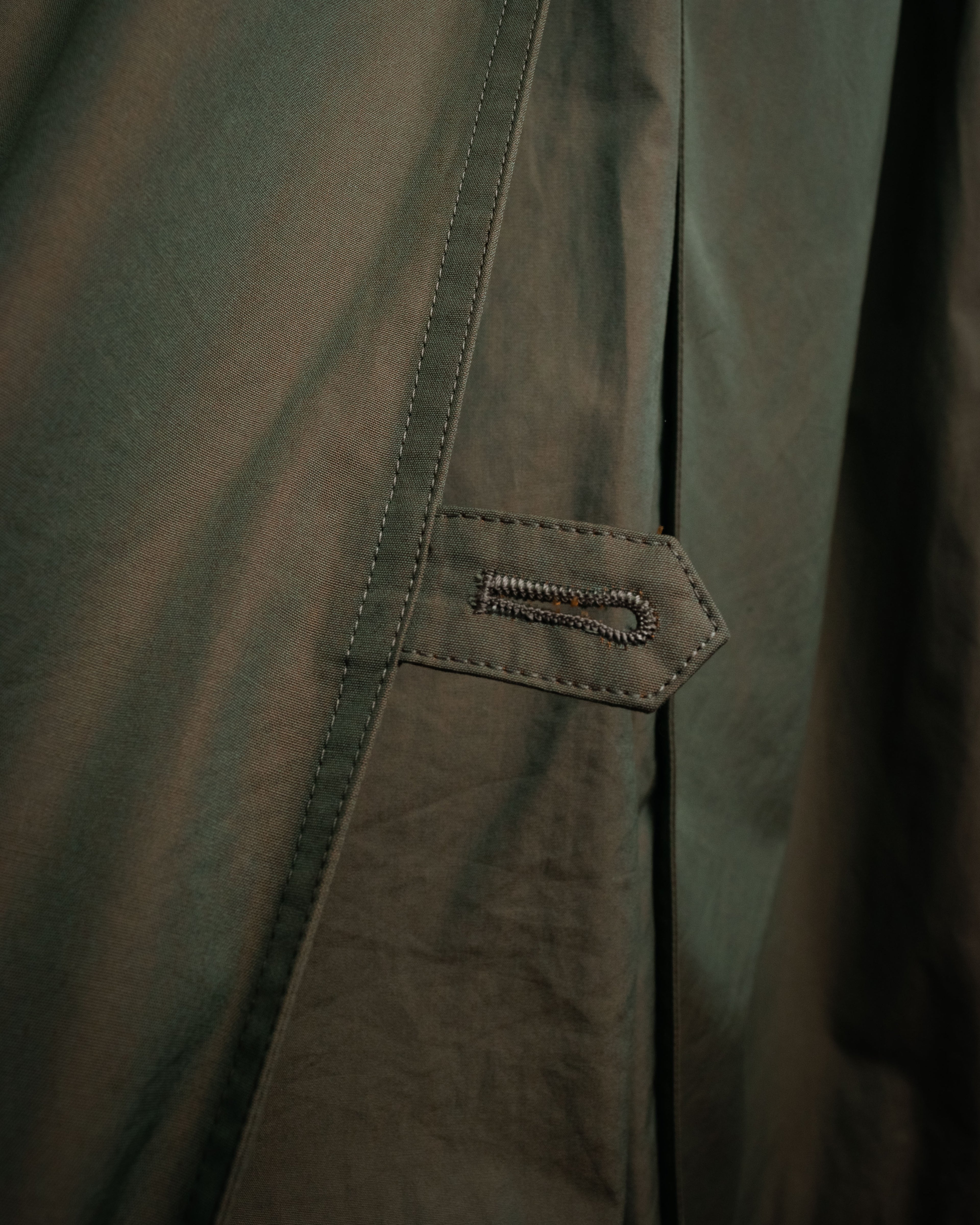 “Christian Dior” 80’s-90’s Iridescent belted trench coat