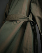“Christian Dior” 80’s-90’s Iridescent belted trench coat