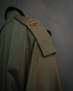 “Christian Dior” 80’s-90’s Iridescent belted trench coat