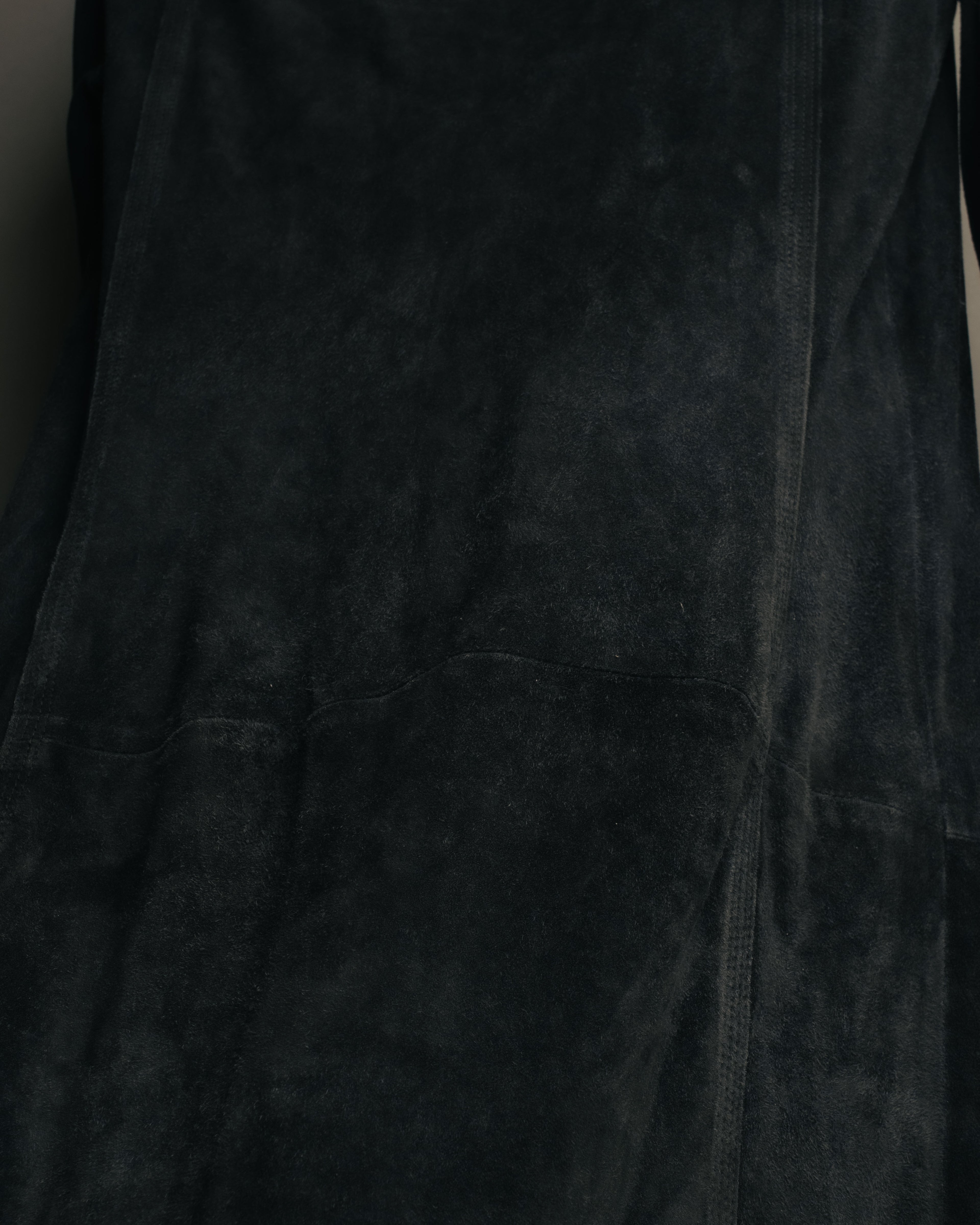 -SPECIAL- “Yves Saint Laurent rive gauche” 2001-2004 Suede lace-up safari dress